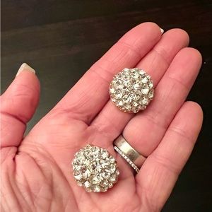 Rhinestone earrings